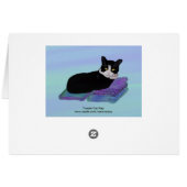 Tuxedo Cat Nap Cards (Back Horizontal)