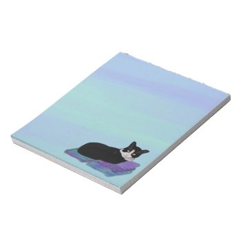 Tuxedo Cat Nap Notepads by Coconutzoo at Zazzle