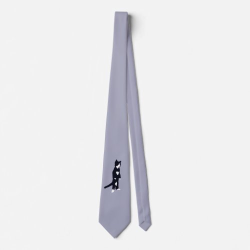 Tuxedo Cat Neck Tie