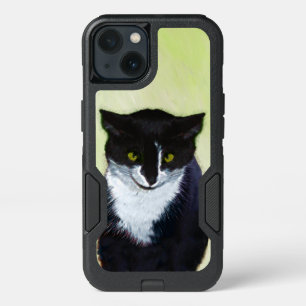 Tuxedo Cat Painting - Cute Original Cat Art iPhone 13 Case