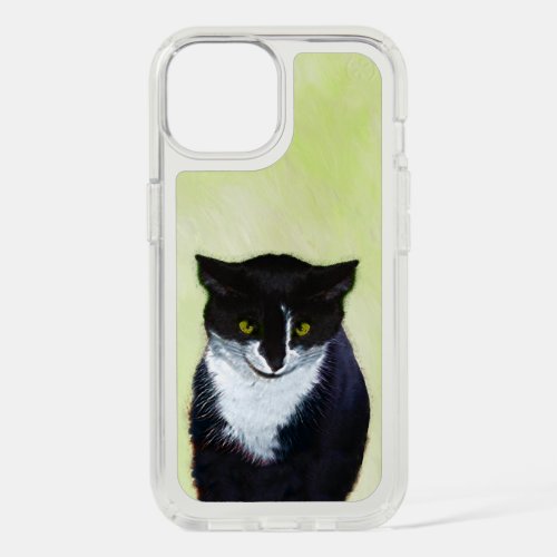Tuxedo Cat Painting _ Cute Original Cat Art iPhone 15 Case