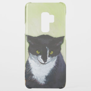 Tuxedo Cat Painting - Cute Original Cat Art Uncommon Samsung Galaxy S9 Plus Case