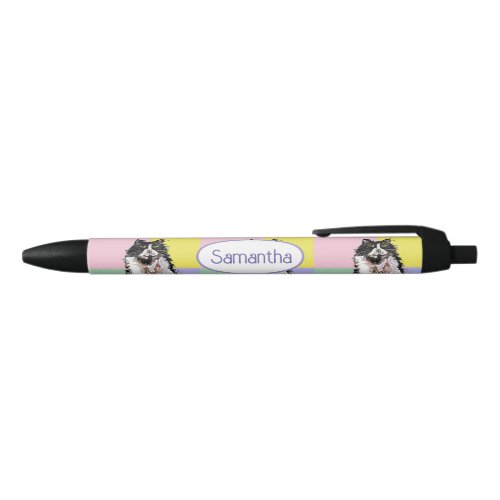 Tuxedo Cat Pastel Cute Cats Art Girls Name Pen