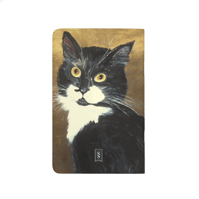 Tuxedo Cat - Pocket Journal (Back)