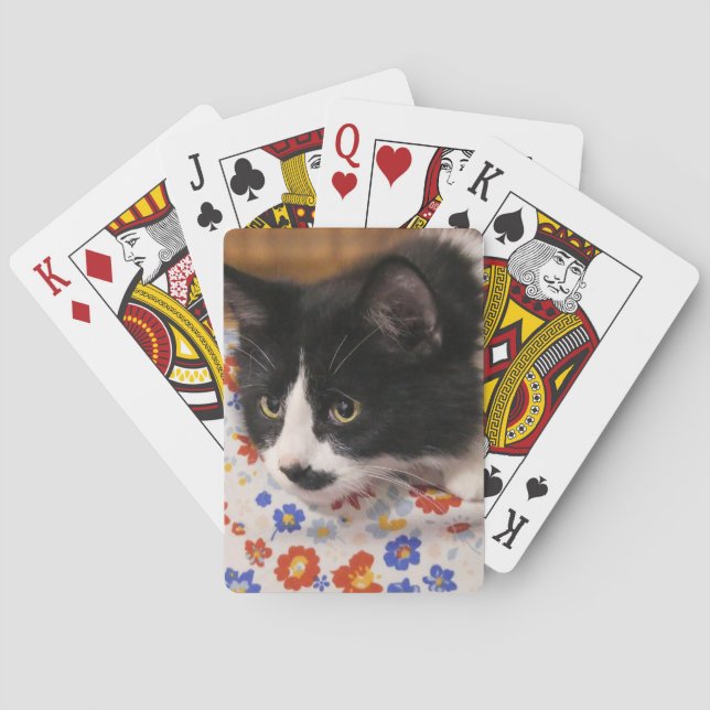 Tuxedo Cat Poker Cards (Back)
