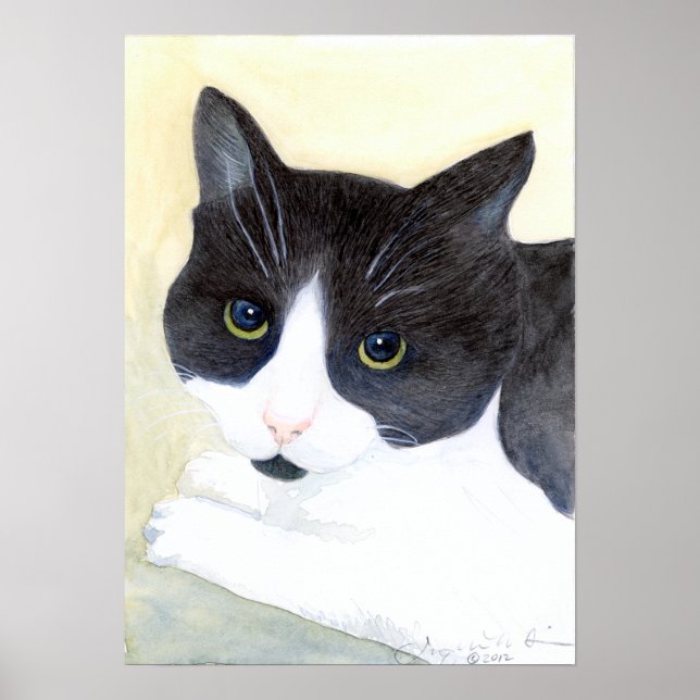 Tuxedo Cat Poster (Front)