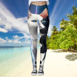 Tuxedo Cat Riding A Unicorn Yoga Leggings Design<br><div class="desc">Tuxedo Cat Riding A Unicorn Yoga Leggings Design These Tuxedo Cat Riding a Unicorn Yoga Leggings are the perfect combination of whimsical and practical! The playful design features a tuxedo cat riding a unicorn, adding some fun and personality to your yoga practice. Made with high-quality, stretchy fabric, these leggings are...</div>