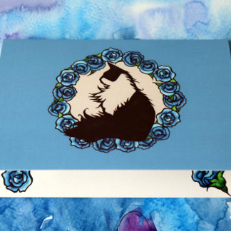 Tuxedo Cat Spring Art Card