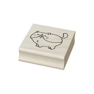 Tuxedo Cat Stamp