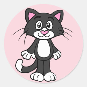 Tuxedo cat stickers