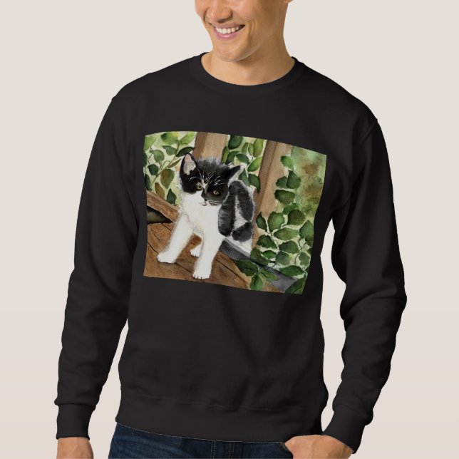 Tuxedo Cat Sweatshirt (Front)