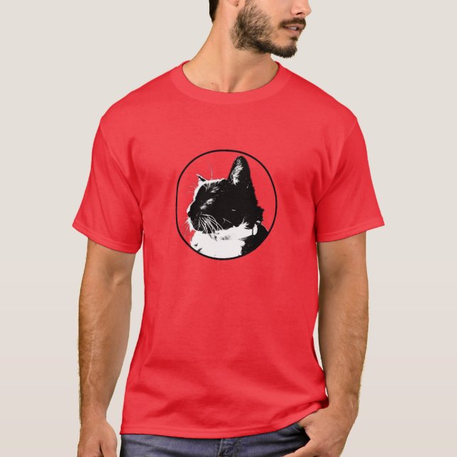 Tuxedo Cat T-shirt, Men's T-Shirt (Front)