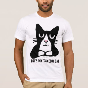 TUXEDO CAT t-shirts, I LOVE MY TUXEDO CAT T-Shirt
