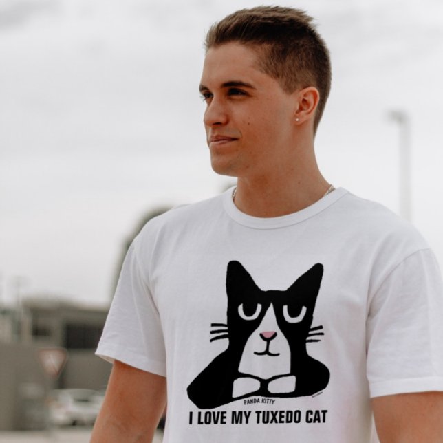 TUXEDO CAT t-shirts, PANDA KITTY T-Shirts (Creator Uploaded)