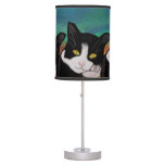 Tuxedo Cat Table Lamp at Zazzle
