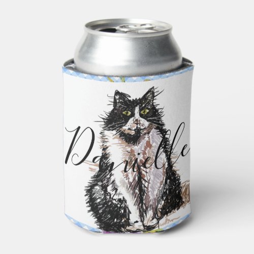 Tuxedo Cat Thank You Black and White Cats Can Cooler