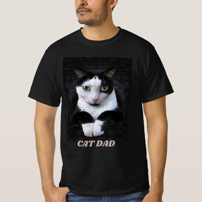 Tuxedo Cat w/out your text T-Shirt (Front)