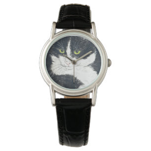 Tuxedo cat watch