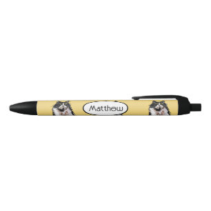 Tuxedo Cat Yellow Cute Cats Art Boys Name Pen