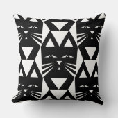 Tuxedo Cats are Watching You Throw Pillow (Front)