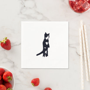 Tuxedo Cats Napkins