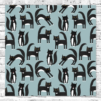 Tuxedo Cats Poster by Squirrell at Zazzle