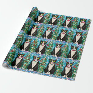 tuxedo Christmas Wrapping Paper