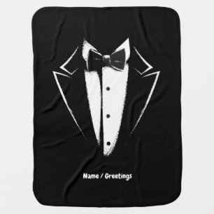 Tuxedo Classic Party Funny Concert Festival Design Baby Blanket