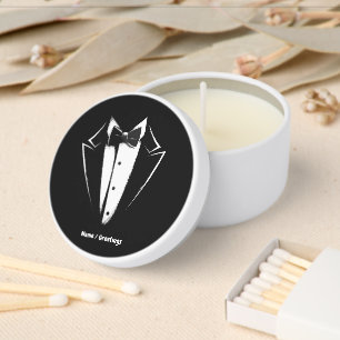 Tuxedo Classic Party Funny Concert Festival Design Mini Candle Favors