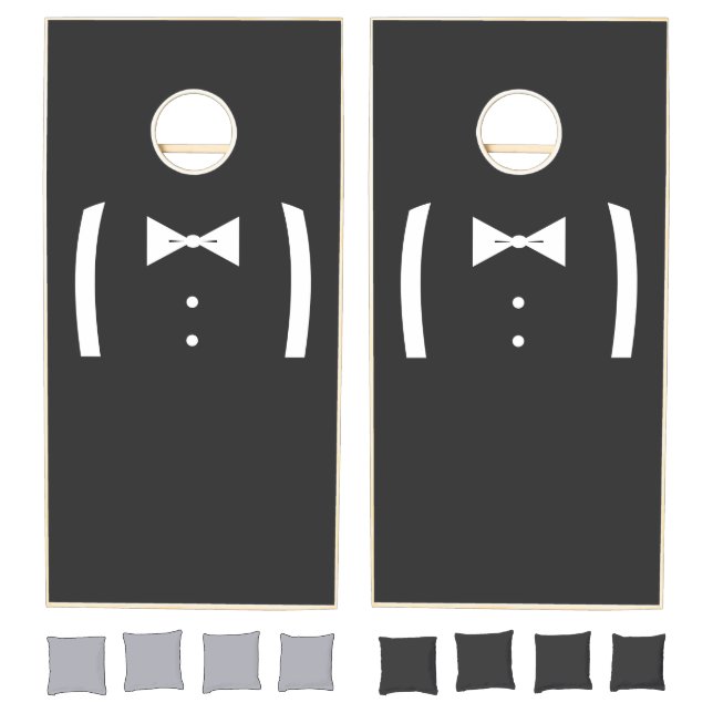 Tuxedo Corn Hole Set  (Set)