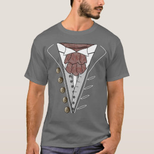 Tuxedo Cravat Diplomat T-Shirt Grey