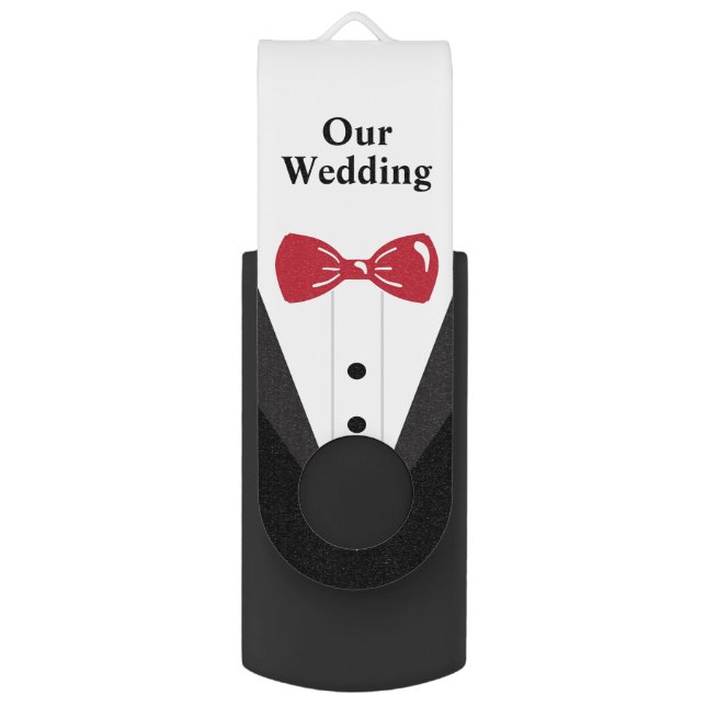Tuxedo Flash Drive (Front Vertical)
