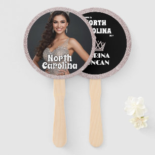 Tuxedo Glitz Pageant Fan Waver 10-Pack