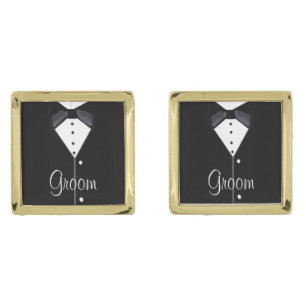 Tuxedo Groom Cufflinks