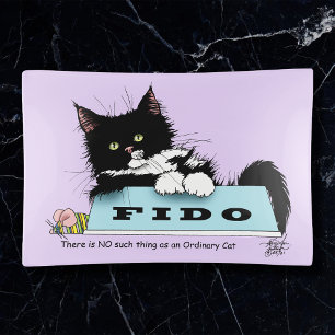 Tuxedo Kitten Dog's Bowl Trinket Tray
