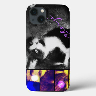 Tuxedo Kitten Photo Art iPad Case *Personalize*