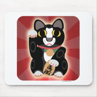 Tuxedo Lucky Cat Cartoon Fortune Pet Kitty