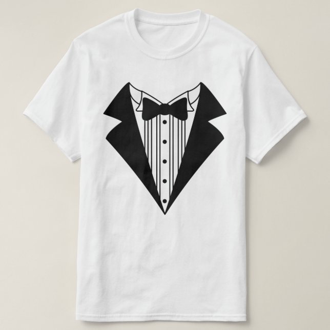 Tuxedo Mens T-Shirt (Design Front)