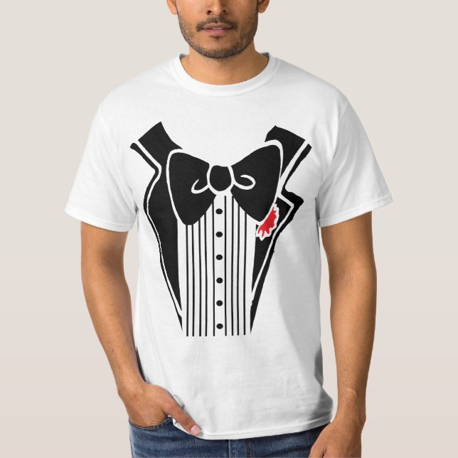 Tuxedo Shirt Black (Front)