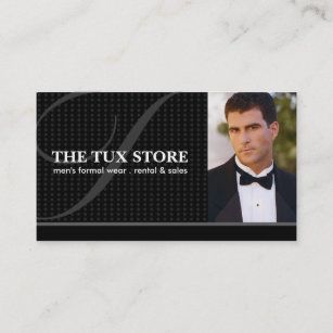 Tuxedo Shop - Business Card