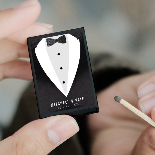 Tuxedo Suit Bowtie Wedding Favor Matchboxes (Tuxedo Suit Bowtie Wedding Favor Matchboxes
)
