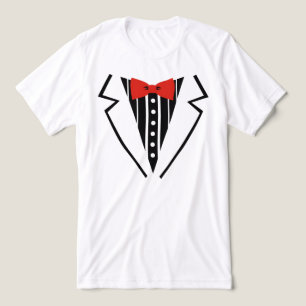Tuxedo T-Shirt Funny Formal Print Tee