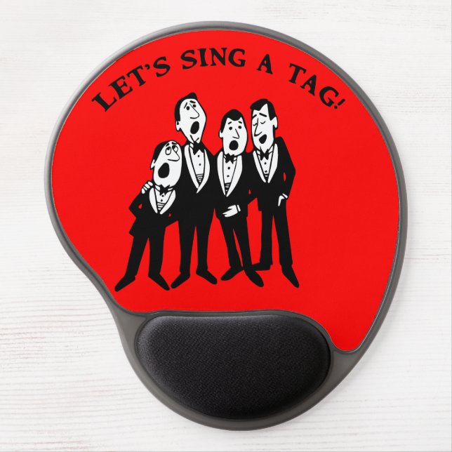 Tuxedo Tag Gel Mouse Pad (Front)