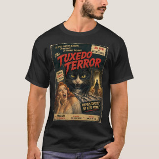 Tuxedo Terror horror movie poster T-Shirt