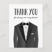 Tuxedo Thank You Ring Bearer | Groomsman