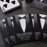 Tuxedo Wedding Bachelor Party Groomsmen Favor Playing Cards