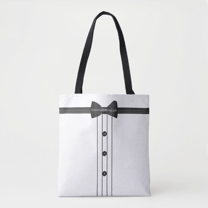 white bag wedding