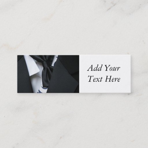 Customizable Tuxedo Wedding Business Card