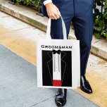 Tuxedo Wedding Groomsman Swag Bag<br><div class="desc">Have a need for your groomsmen to carry their swag at your wedding? Funny tuxedo graphic with space for their name or keep the Groomsman text.</div>