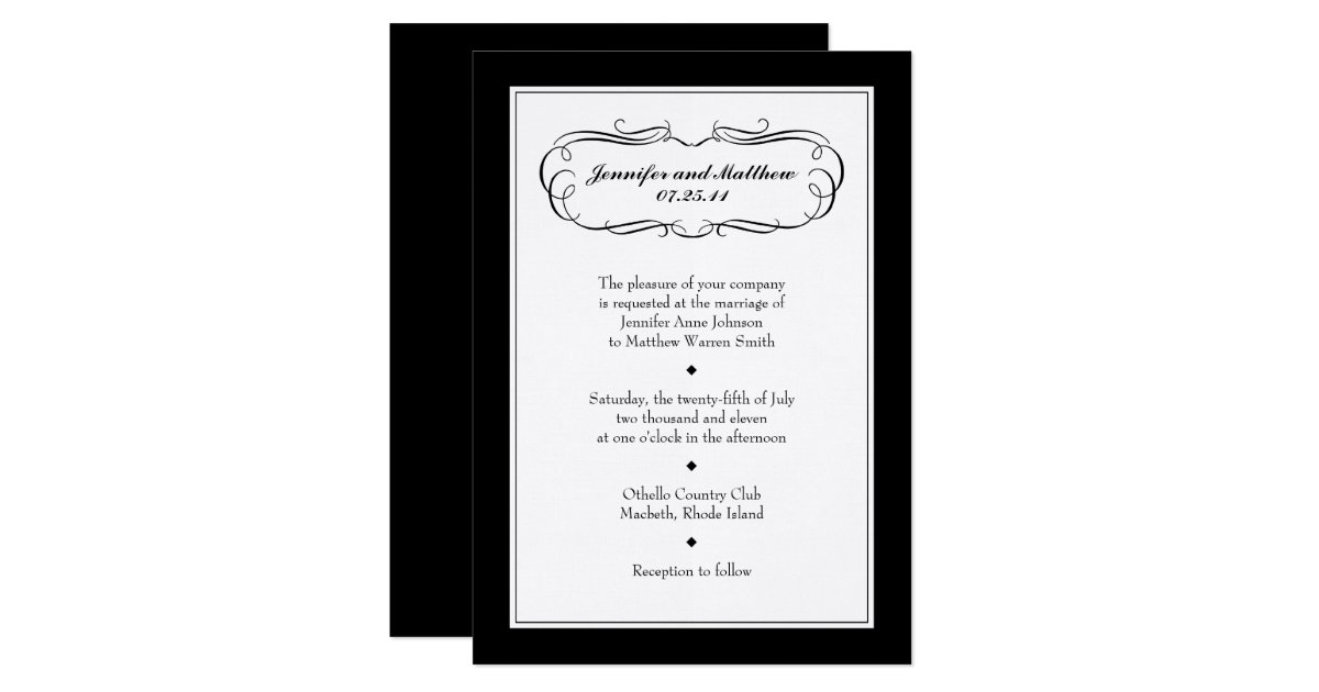 Tuxedo Wedding Invitation on Linen Paper | Zazzle